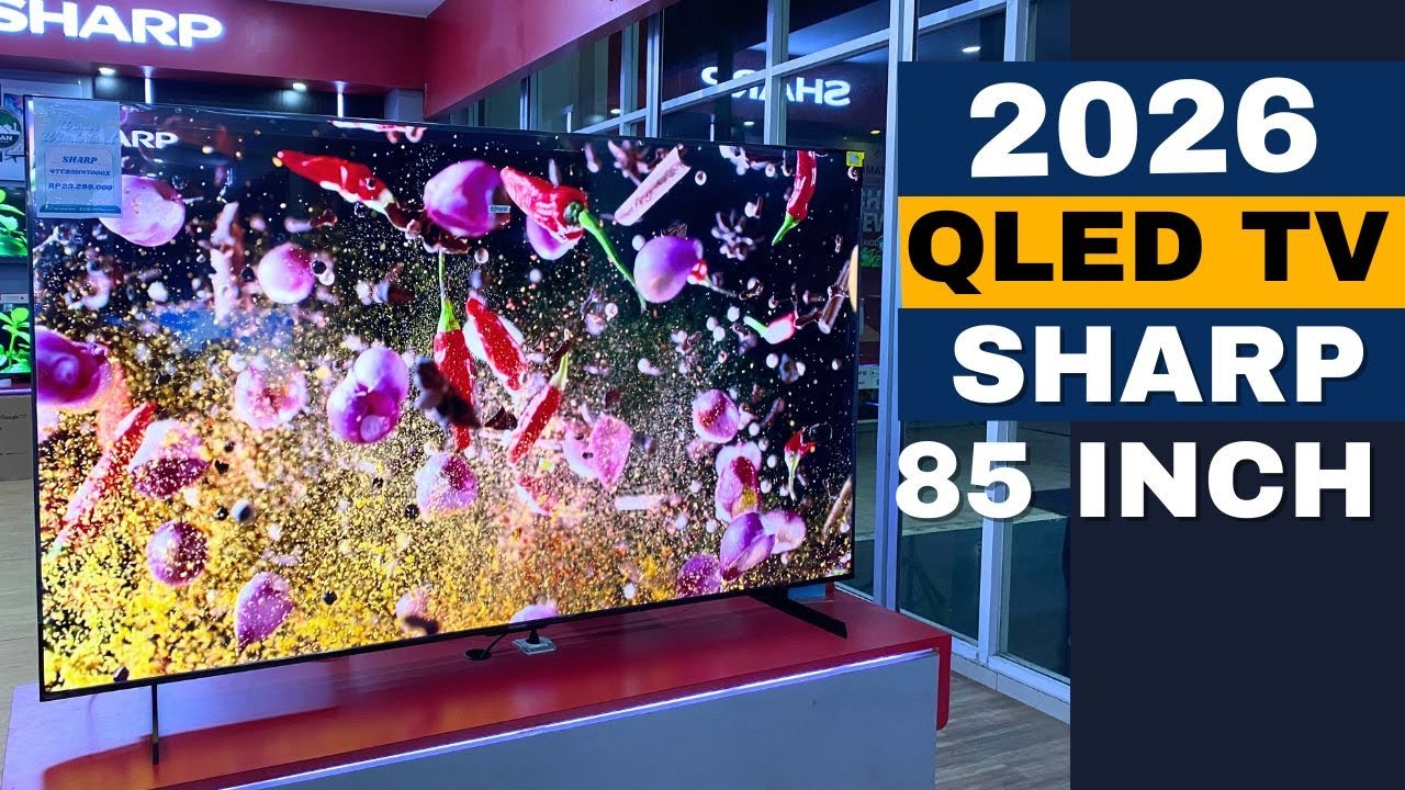 REVIEW QLED TV TERBARU 85 INCH SHARP 4TC85HN7000X - YouTube