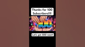 Thank you guys for 100 subs!! Can we get to 500??? #ai #veo3 #asmr #thankyou #subscribe