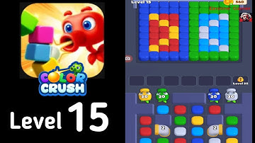 Color Crush level 15 Guide Walkthrough Solution