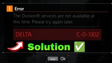 The Division Services are not available at this time | DELTA C-1-200 | how To Fix Division Services