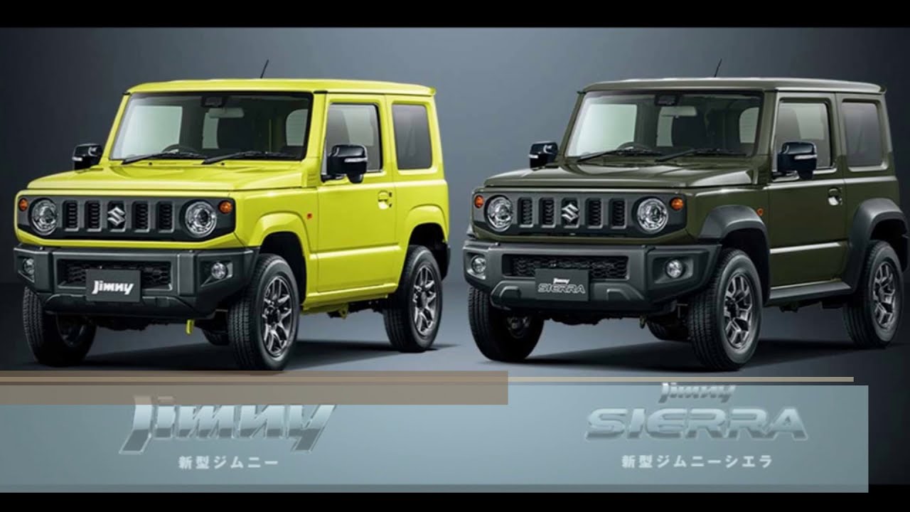 Suzuki Jimny And Jimny Sierra Interior And Exterior First