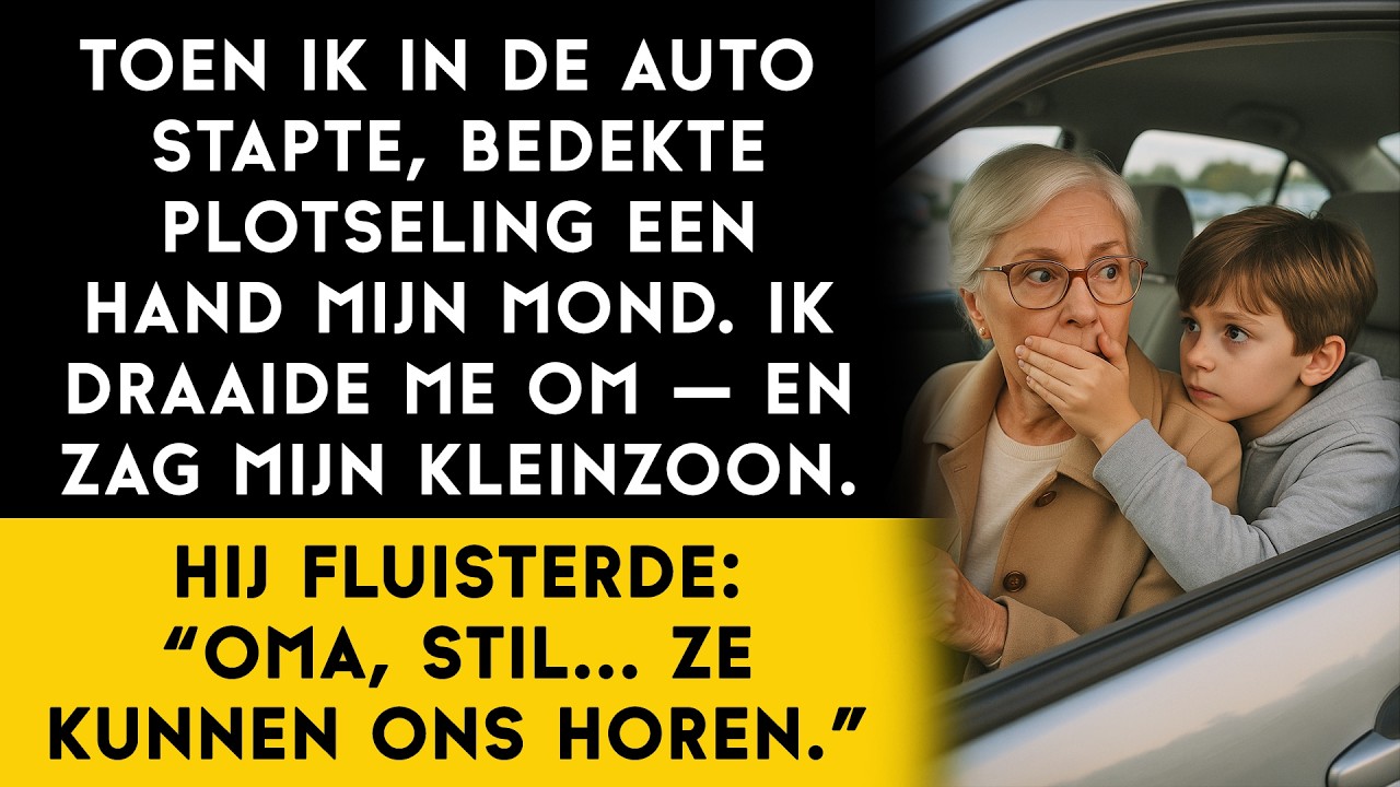 Mijn 10-jarige kleinzoon verscheen plotseling op de achterbank... en zijn woorden veranderden alles