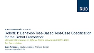 RobotBT: Behavior-Tree-Based Test-Case Specification for the Robot Framework