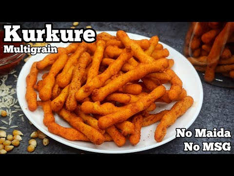 How to Make KURKURE at Home  Homemade Multigrain Kurkure Recipe