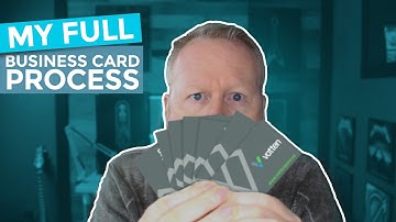 How To Design Business Cards In Illustrator - A Tutorial For Beginners