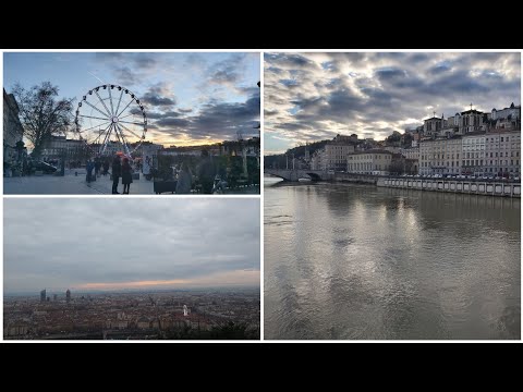 جولة في مدينة ليون الفرنسية le centre ville de Lyon ,ville de lumière