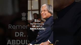Remembering Dr. A. P. J. Abdul Kalam, a leader whose greatest legacy lives on in the minds