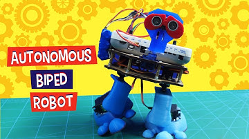 Make an Autonomous Bipedal Walking Robot - Your Own WALL- E | DIY Project