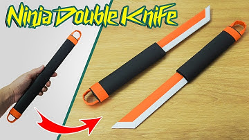 Origami Ninja Double Knife || How to make paper Ninja Double Knife Shadow fight