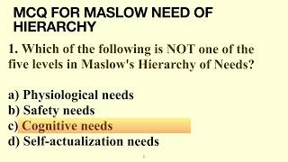 mcq questions for maslow hierarchy #tet #commision #ctet #important #conceptual clarity #education