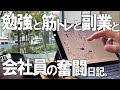 [vlog]勉強&筋トレ系会社員の平日ルーティン #61 #米国公認会計士 #TOEIC #TOEFL #筋トレ #動画編集