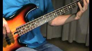 Video thumbnail of "Otis Redding - Sitting On The Dock Of The Bay - Bass Cover"