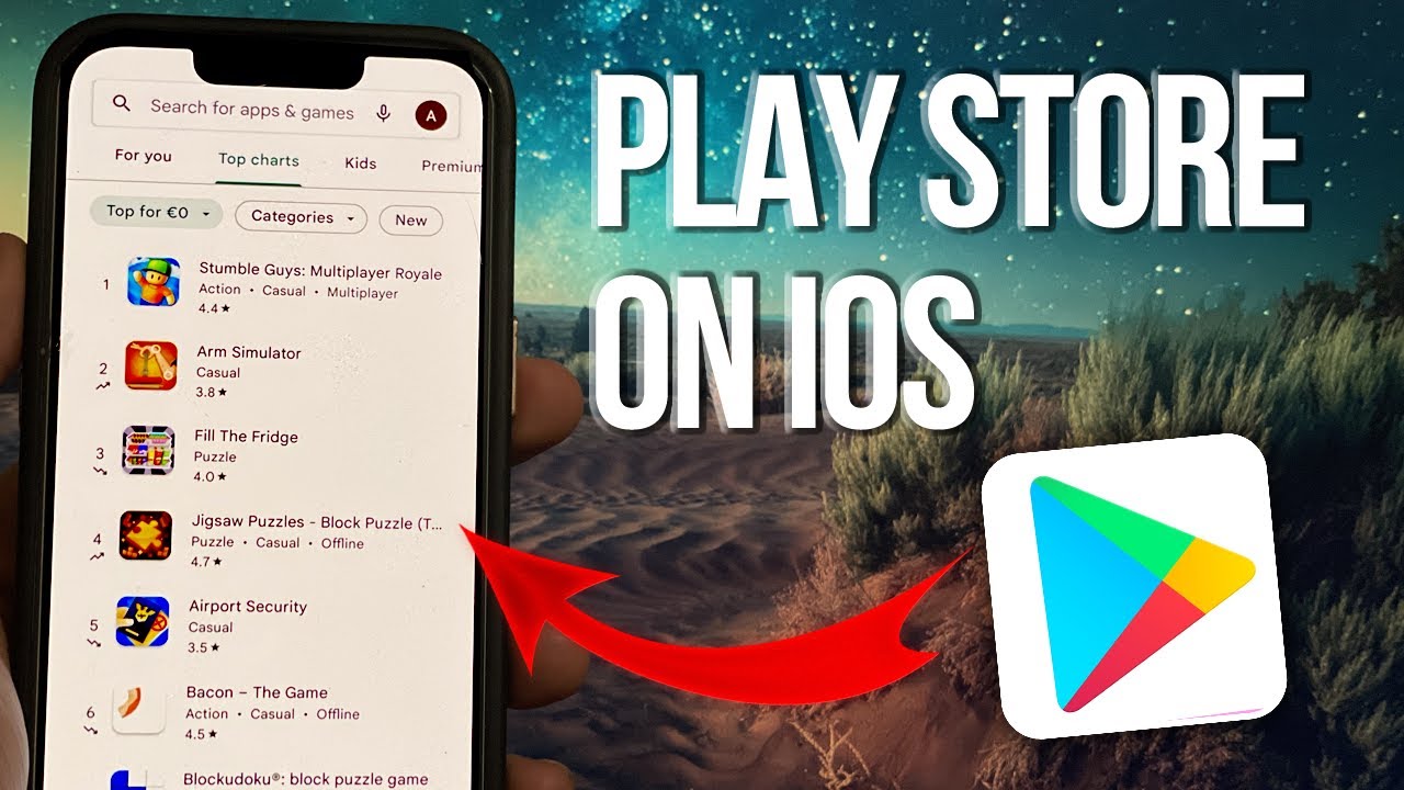 Baixar Play Store para iPhone