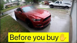 Watch This Before You Buy a Mustang....\/update