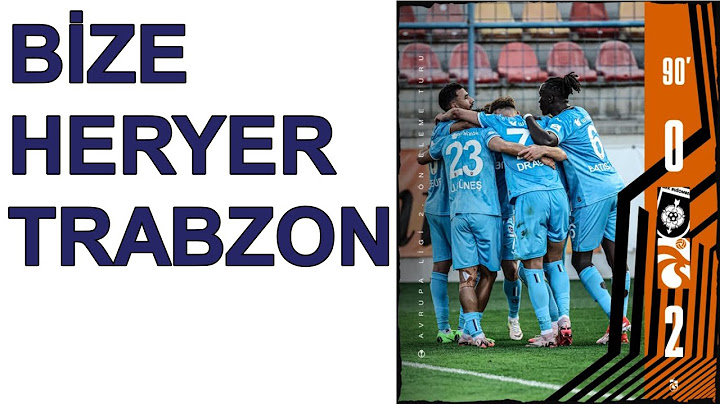 BİZE HER YER TRABZONSPOR⚽  Ruzomberok 0-2 Trabzonspor