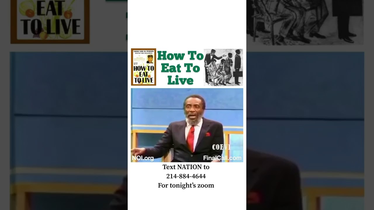 How to eat to live (Dick Gregory)
