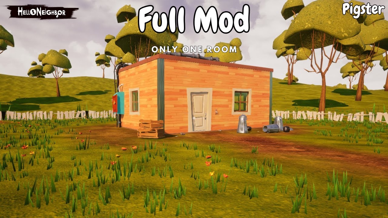 Hello Neighbor But Its ONLY ONE ROOM! Full Mod Playthrough (No Commentary) [4K] Hello Neighbor