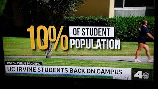 Chelsea on NBC Channel 4 News about UC Irvine Move-in