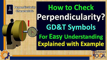 How to check Perpendicularity? | GD&T Symbols | for Beginners | Explained with Example