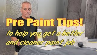 Auto painting tips - Wiping down and prepping the surface for painting