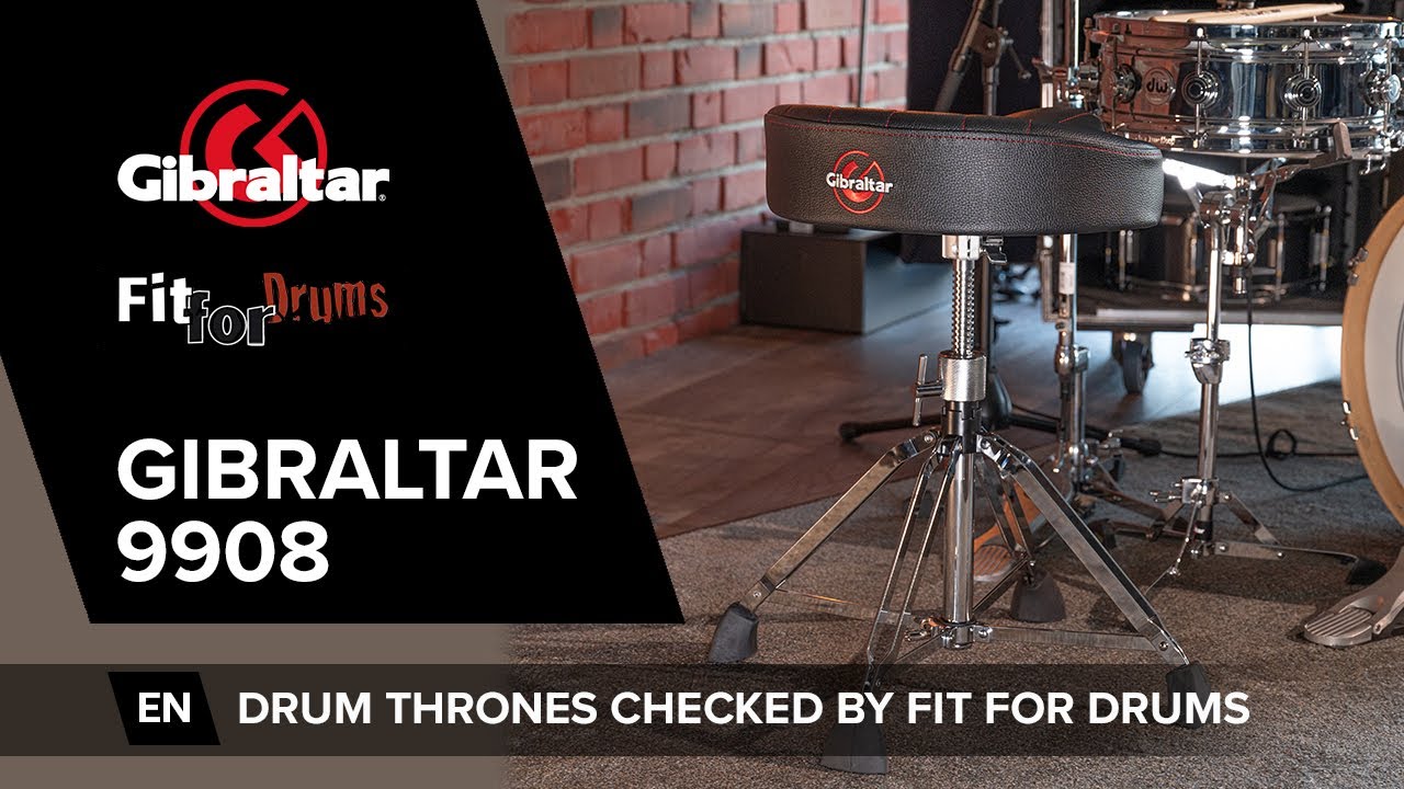 Gibraltar 9908 Drum Throne checked by FIT FOR DRUMS (ENG)