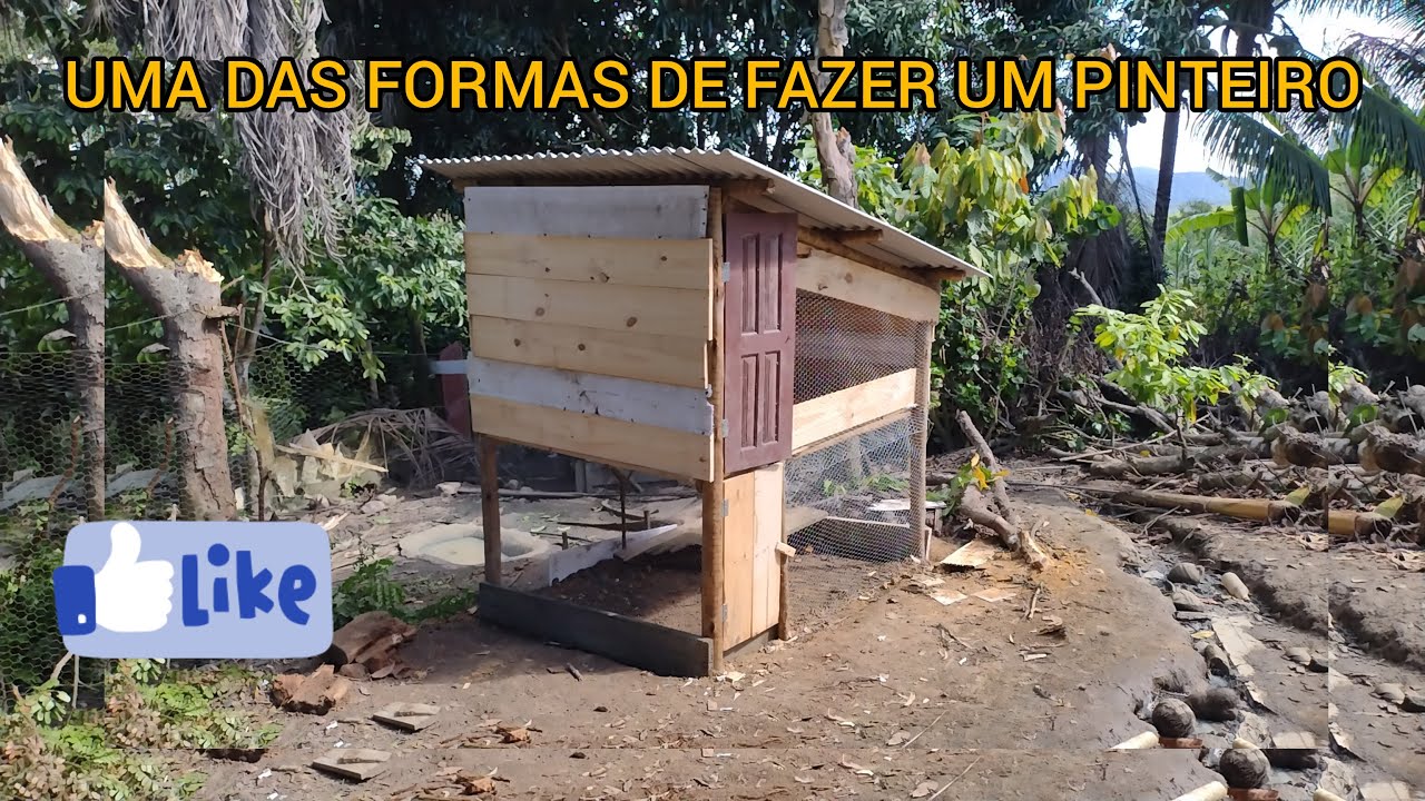 UMA DAS FORMAS DE FAZER UM PINTEIRO