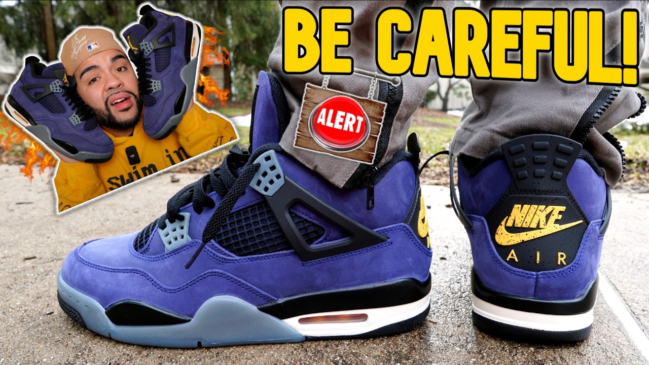 WAIT! Before YOU Buy Jordan 4 Lakers WATCH THIS! Review + On FEET