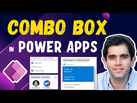 Combo box control in Power Apps | Search, Filter, Large Data, Default values