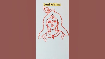 Lord krishna drawing| How to draw little krishna|#littlekrishna #shortsfeed#shorts#krishna #drawing