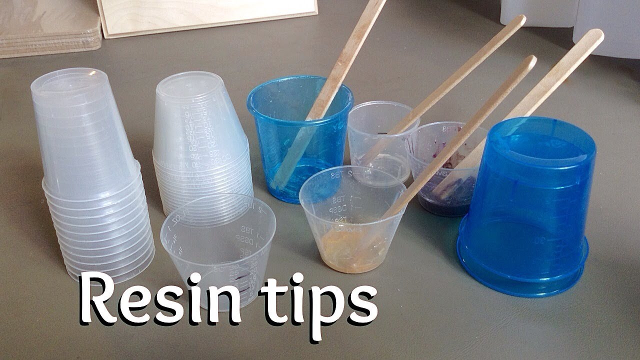 2] Resin tips : Tutorial - Best mixing cups and how to reuse them