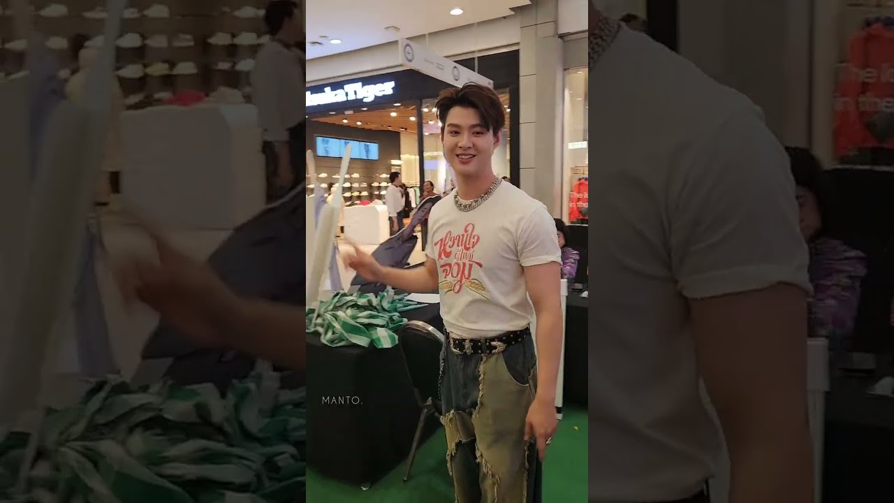 [250410] SAINT & POOM greeting after MY SWEET HEART JOM PRESSCON