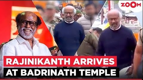 Superstar Rajinikanth seeks divine BLESSINGS at Badrinath Dham during his Spiritual Trip
