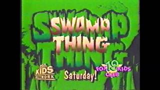 "Swamp Thing" animated series Fox Kids promo