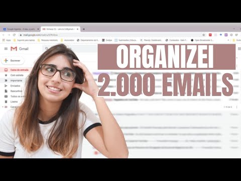 ORGANIZANDO meus EMAILS pela 1ª vez // Marcadores, Pastas e Filtros 📩