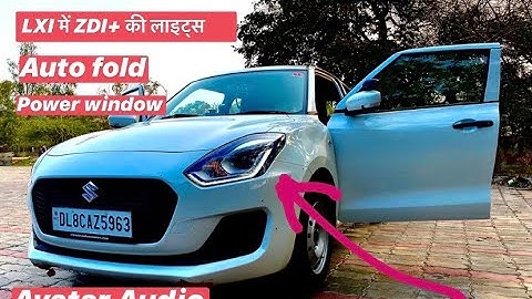 MARUTI SWIFT MODIFICATION II LXI GOT ZXI+ HEADLIGHTS II POWER WINDOWS II AUTO FOLD MIRROR II RAAHEE