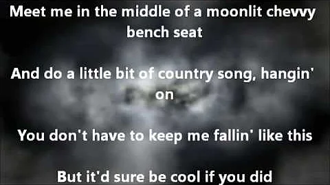 Blake Shelton Sure Be Cool If You Did (Lyrics)