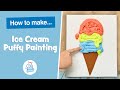 How to make puffy paint ice cream  baker ross