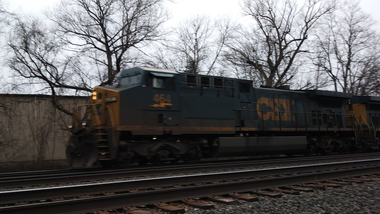 [HD] CSX Q157 Intermodal Train Westbound - Fairport, NY - YouTube
