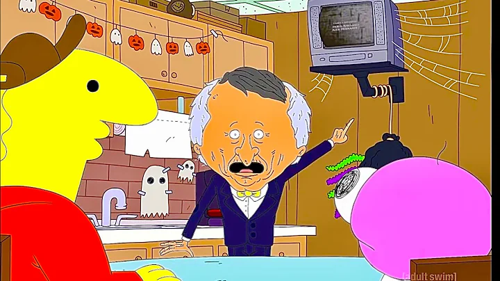 Mr. Boss Live Reaction to Horror Movie | Smiling Friends S3:E4 Clip