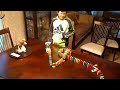 Luke playing with Christmas toy 2024.