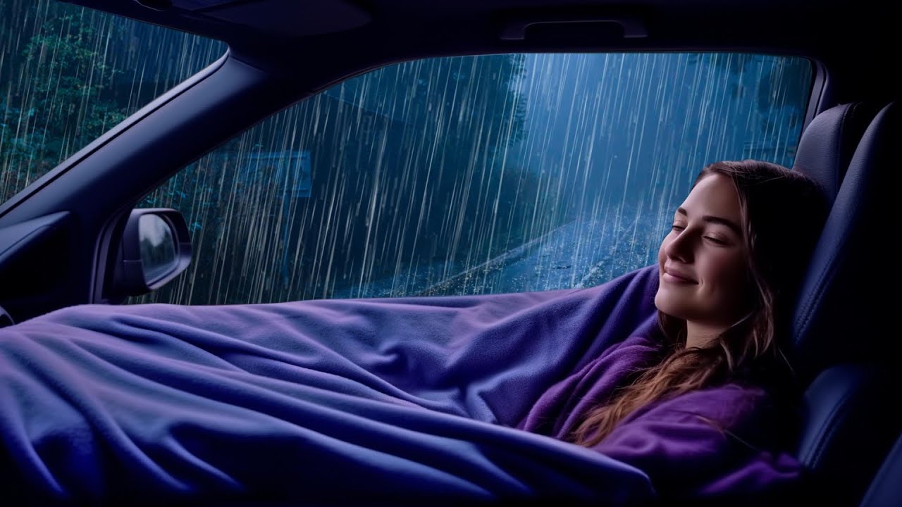 Sonido De Lluvia Para Dormir Profundamente en 3 Minutos 🌧️Lluvia PESADA ...