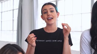 LaurDIY Ft Cimorelli- IDontWannaBeYouAnymore (Billie Eilish´s Cover) Eng Lyrics // Sub Español