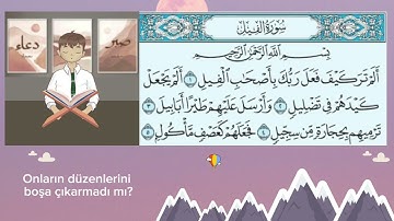 سورة الفيل Fil süresi - Surah Al-Fil