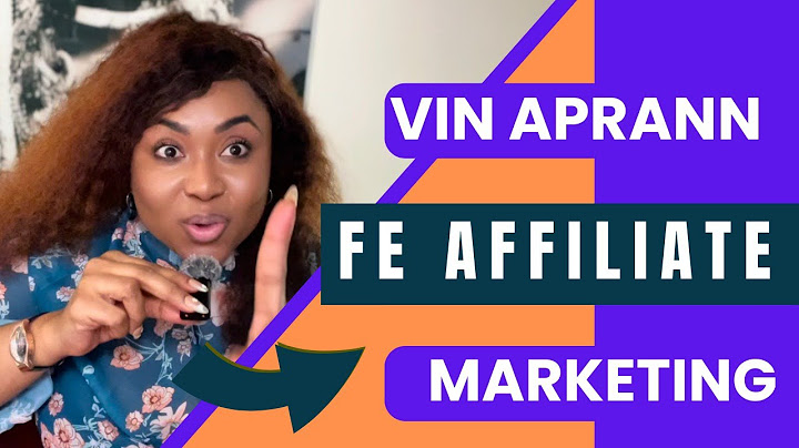 Vin aprann fe Affiliate Marketing ak $0.