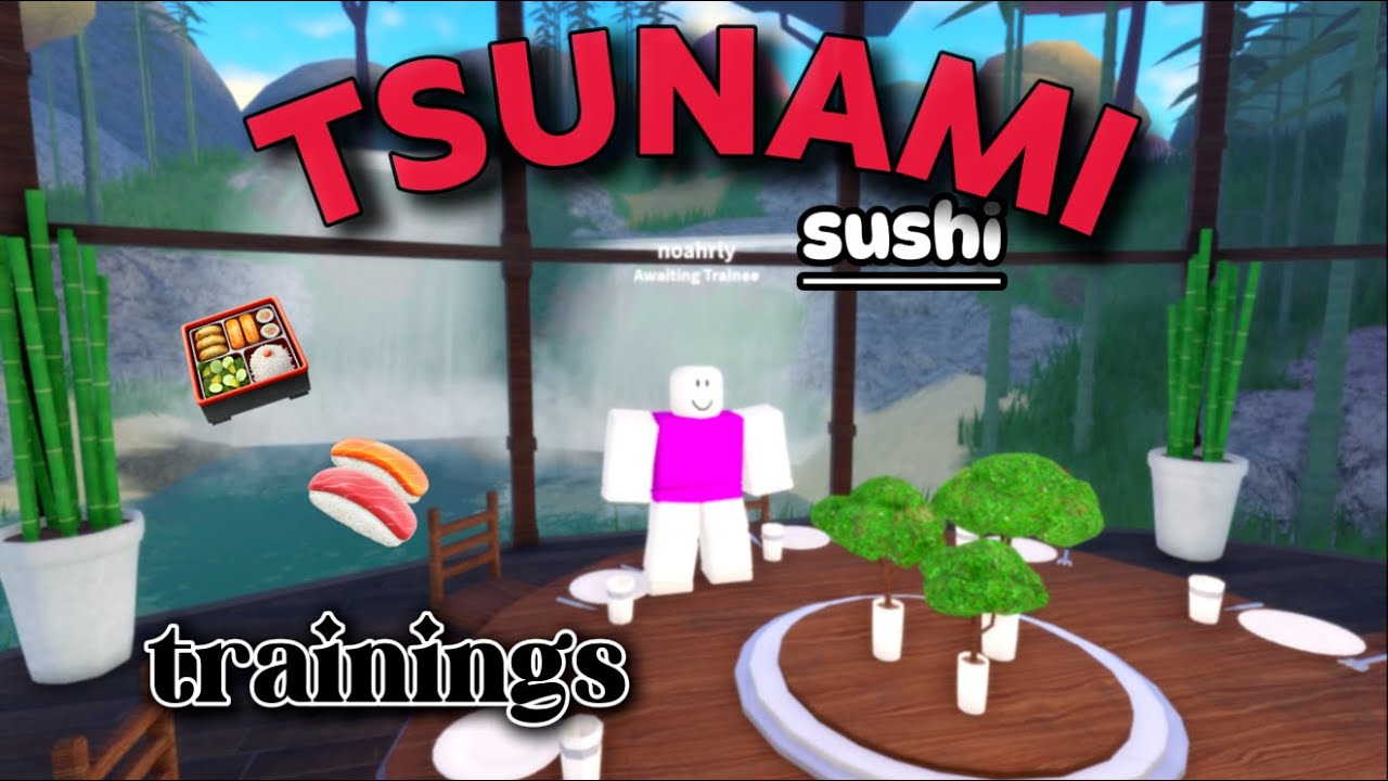 getting a PROMOTION at TSUNAMI SUSHI trainings | ROBLOX