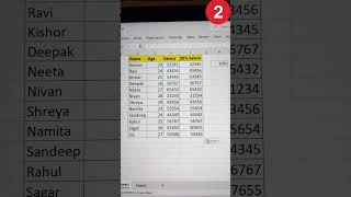 calculate 20% salary in excel 🔥 | excel interview question 💯 #shorts #excelformula #tips #bytetech