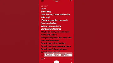Smack that - Akon #music #speedup #spotify #eminem #akon #smackthat