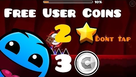 Geometry Dash | 3 Free User Coins! | Practice Domination