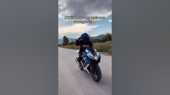 Όταν της αρέσουν οι μηχανές💦