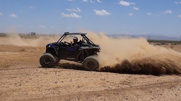 Polaris RZR Turbo S Straight Piped! (Donuts/Exhaust Sounds)